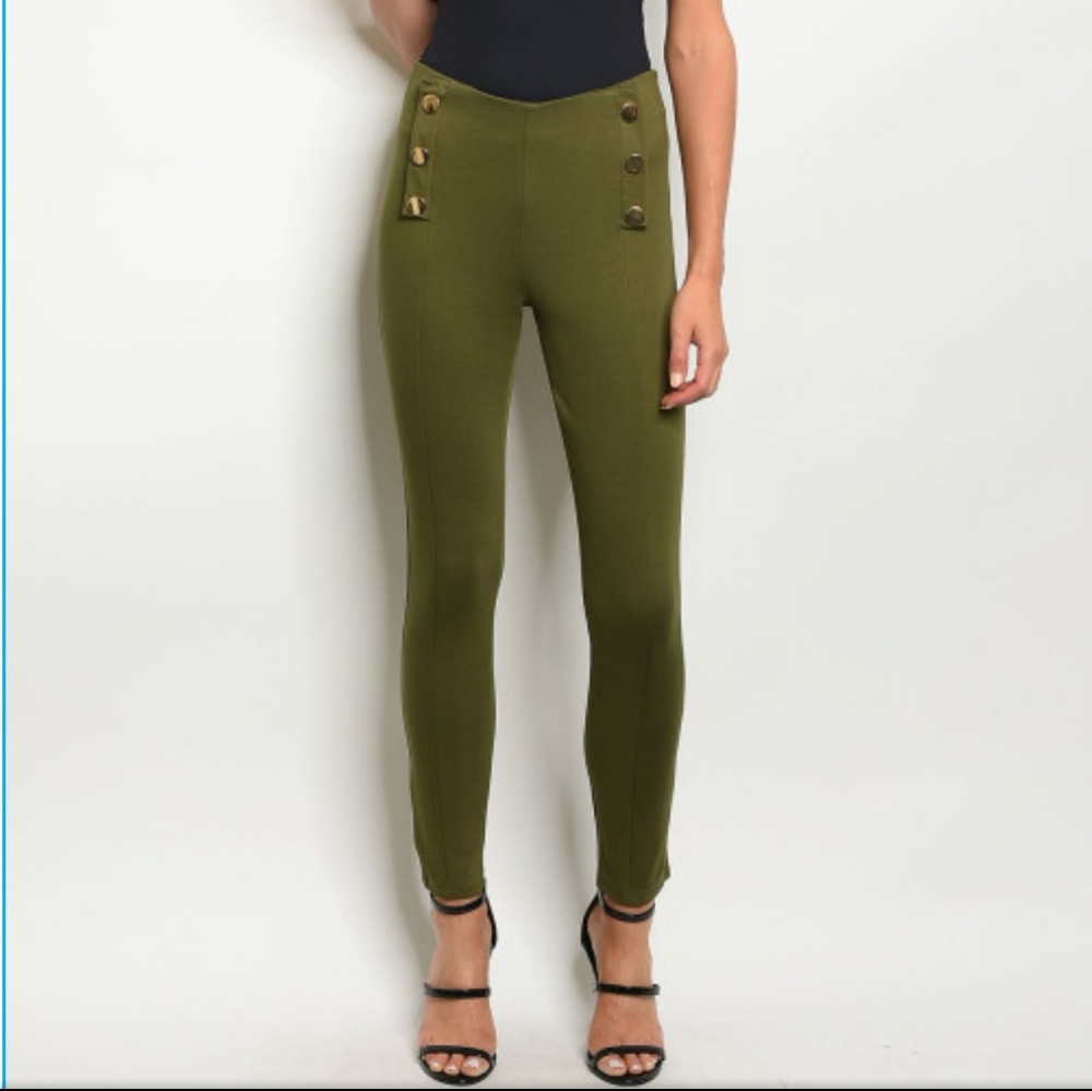 Olive Pants - Picture 6 of 7